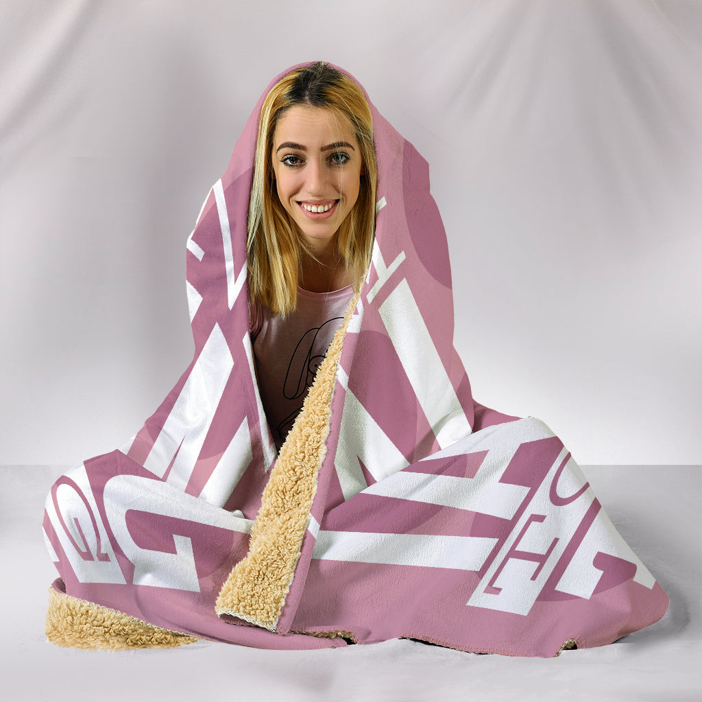 Only Talking To Dog Hooded Blanket